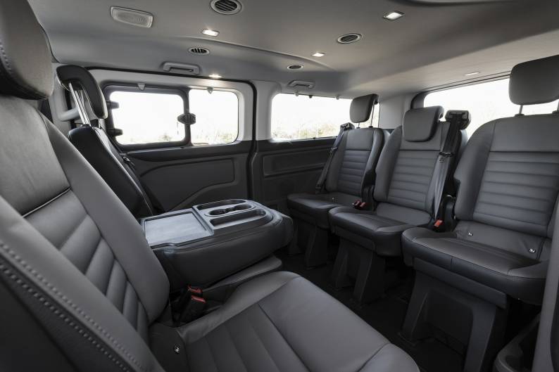 ford tourneo 9 seater boot space