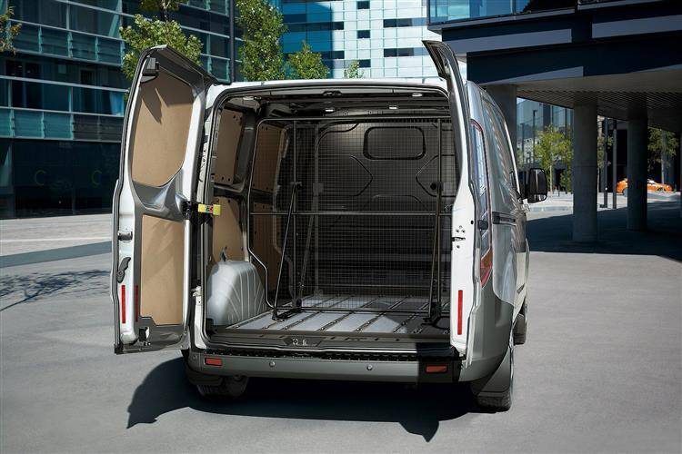 inside a ford transit van