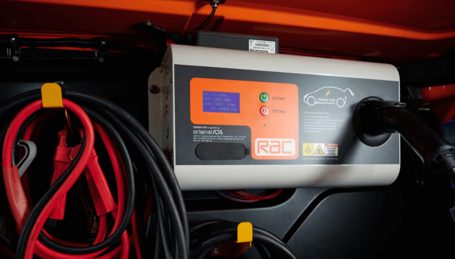 RAC begins rolling out faster emergency EV chargers to patrol vans