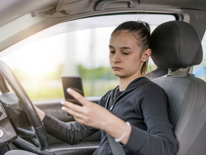 A third of young drivers admit to filming themselves when driving for social media 