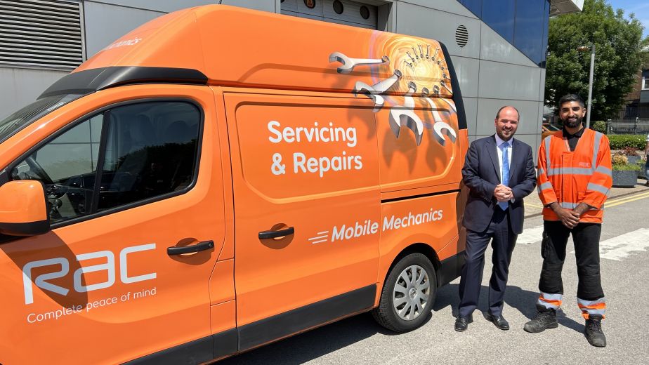 RAC offers more drivers than ever the convenience of getting their cars serviced or repaired at home or work