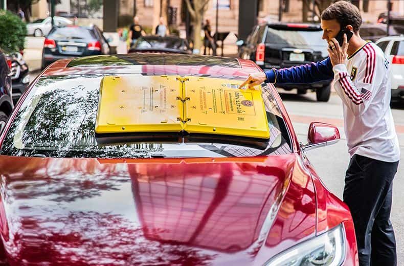 Could you soon be greeted by the ‘barnacle’ instead of the boot? Parking clamp causes US outrage