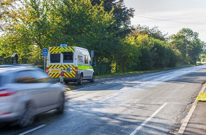 More drivers are being caught speeding on quiet roads after the UK went into lockdown