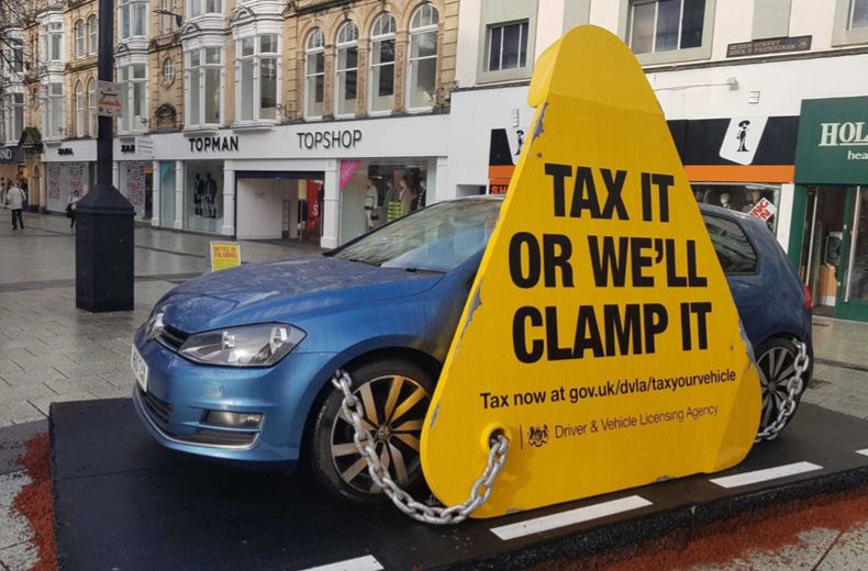 Tax evasion hotspots revealed as DVLA clamps down on untaxed cars