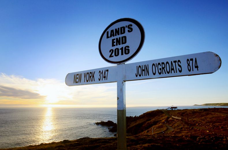 A guide to driving from Land’s End to John o’Groats