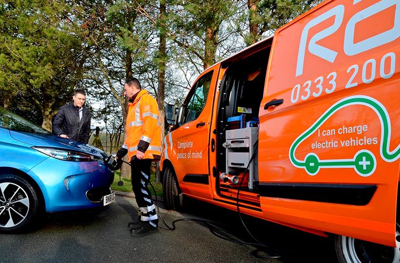 RAC’s mobile charging system for EVs picks up prestigious Motor Transport Award