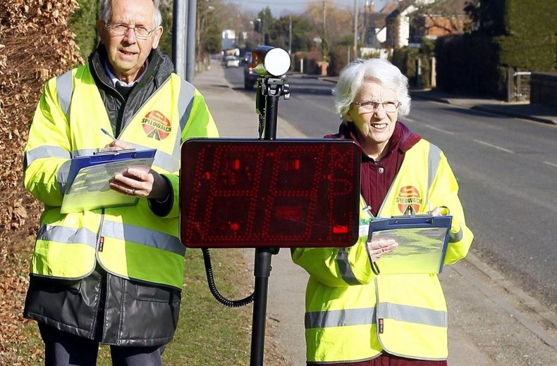 Retired village couple catch 130,000 speeding drivers in just a week