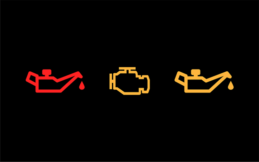 Oil warning light: causes and solutions