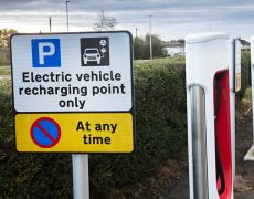 Electric vehicle charge points at supermarkets double in two years