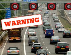 Driving bans for breaking motorway rules
