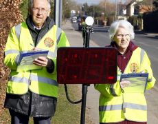 Retired village couple catch 130,000 speeding drivers in just a week