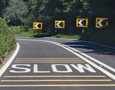 What is a Rumble Device on the road designed to do?