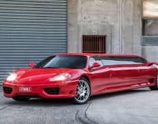 Picking up a Ferrari has never been such a stretch – world’s fastest limousine up for grabs