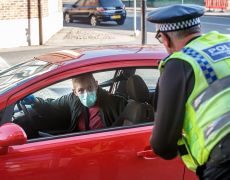 Driver stopped with wife in the boot during non-essential trip as police ramp up travel checkpoints