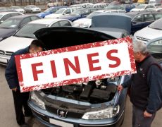Drivers face fines for buying used cars this weekend