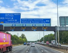 Motorway gantry signs could be removed if trial proves successful
