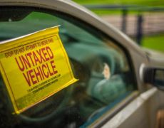 Treasure trove of unusual items found in untaxed vehicles