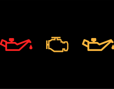 Oil warning light: causes and solutions