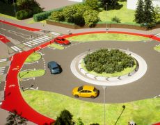 UK’s first ‘Dutch-style’ roundabout with priority bike lane opens in Cambridge